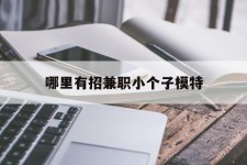 阿坝哪里有招兼职小个子模特(哪里有招兼职小个子模特的)