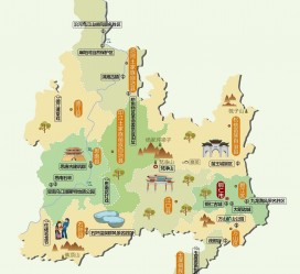 阿坝旅游地图(旅游地图中国景点)